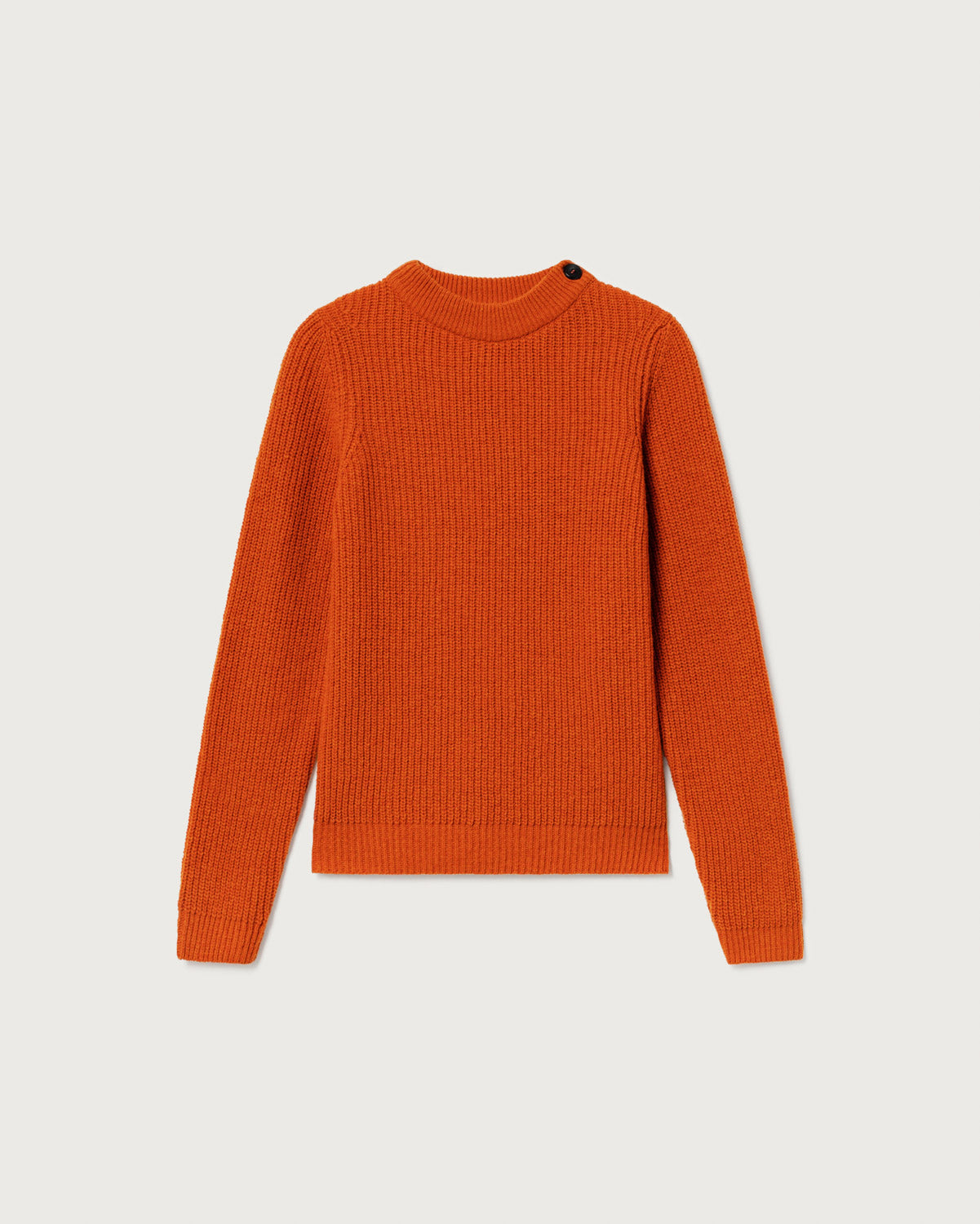 Sustainable Hera orange sweater woman