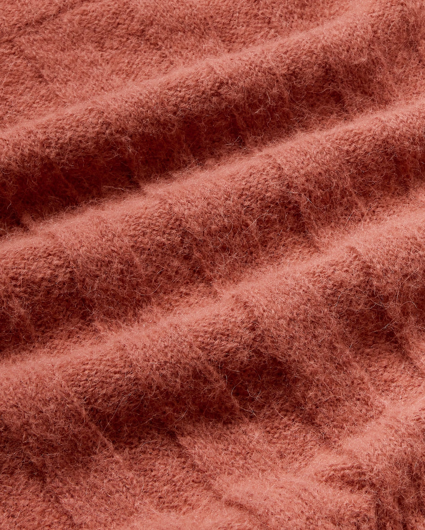 Jersey rojo lana alpaca Layan sostenible - silueta 2