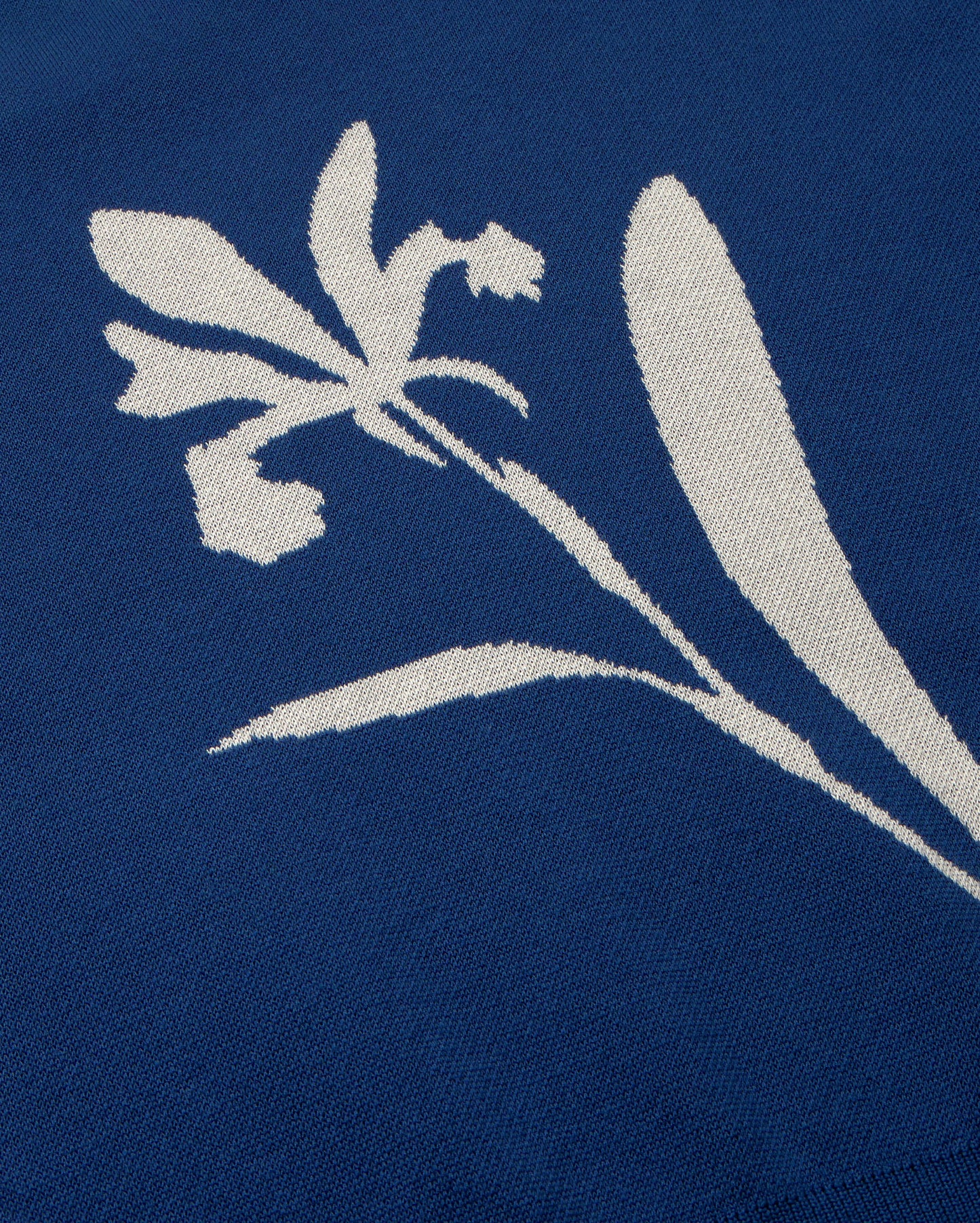 Jersey azul punto Philis sostenible - silueta 2