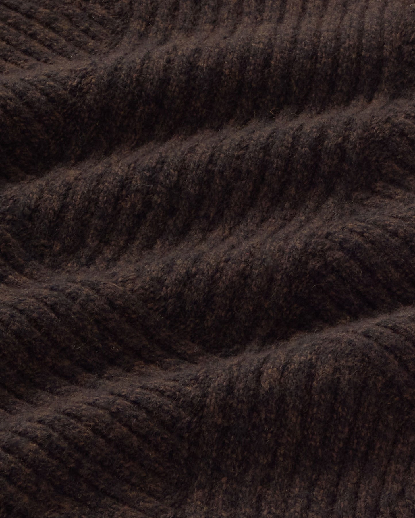 Chaleco punto lana marrón Kaia sostenible silueta - 2