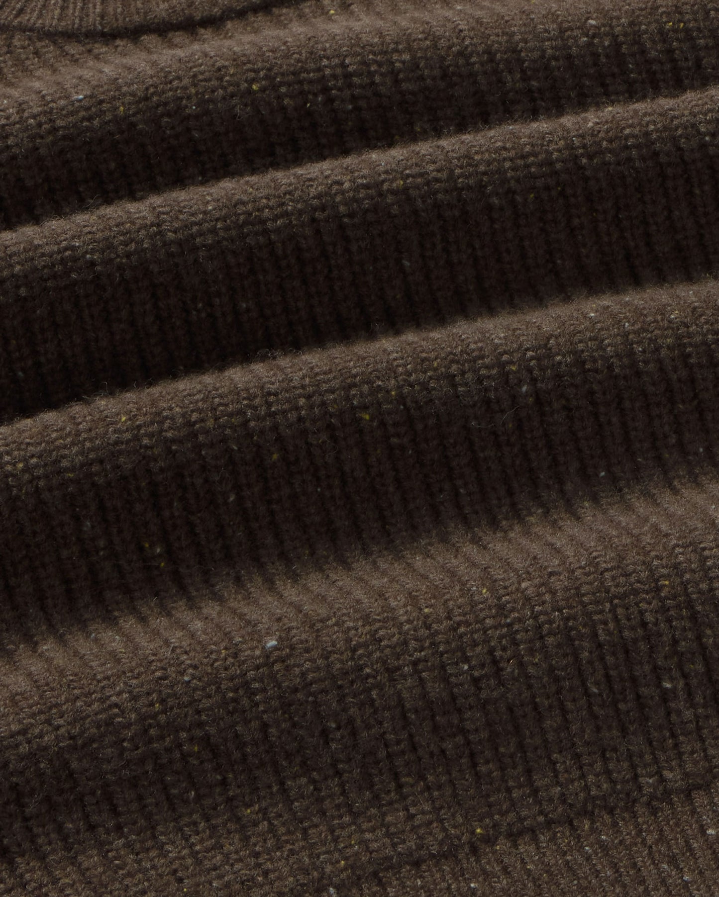 Jersey lana marrón Carmen sostenible silueta - 2