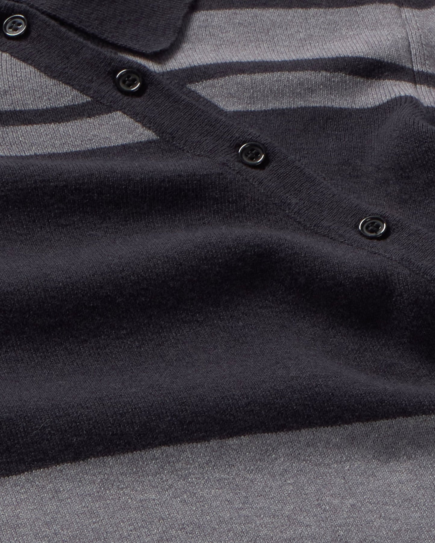 Sueter lana merino rayas gris Dante sostenible silueta - 2