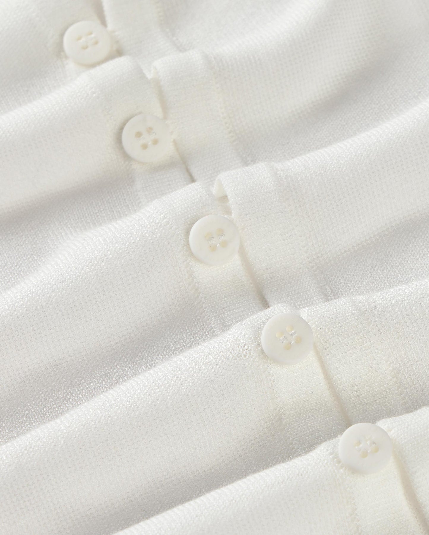 Cardigan punto crudo transparente Manon sostenible silueta - 2