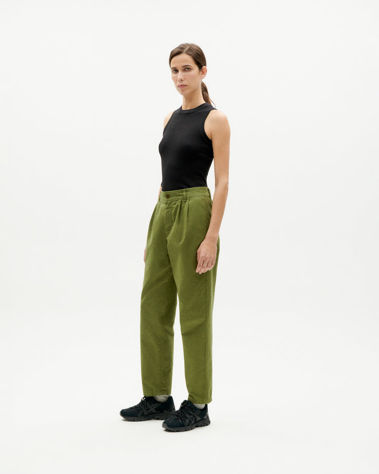 Pantalón verde Rina sostenible -4