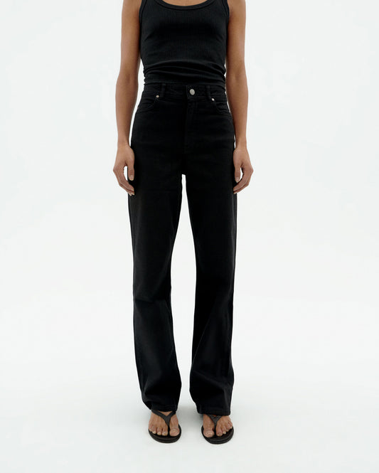 Pantalón negro Theresa sostenible-1