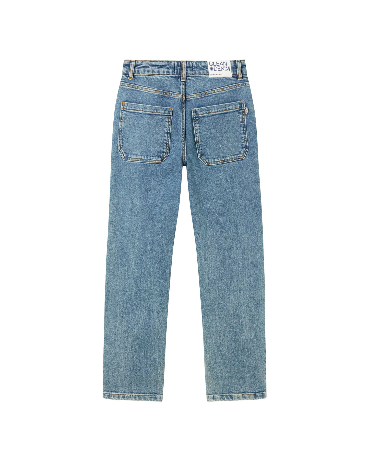 Pantalón Nele light clean denim sostenible - silueta 2
