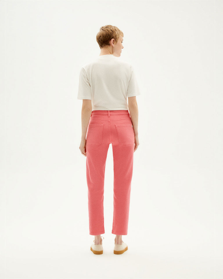 Pantalón rosa Nele sostenible-4
