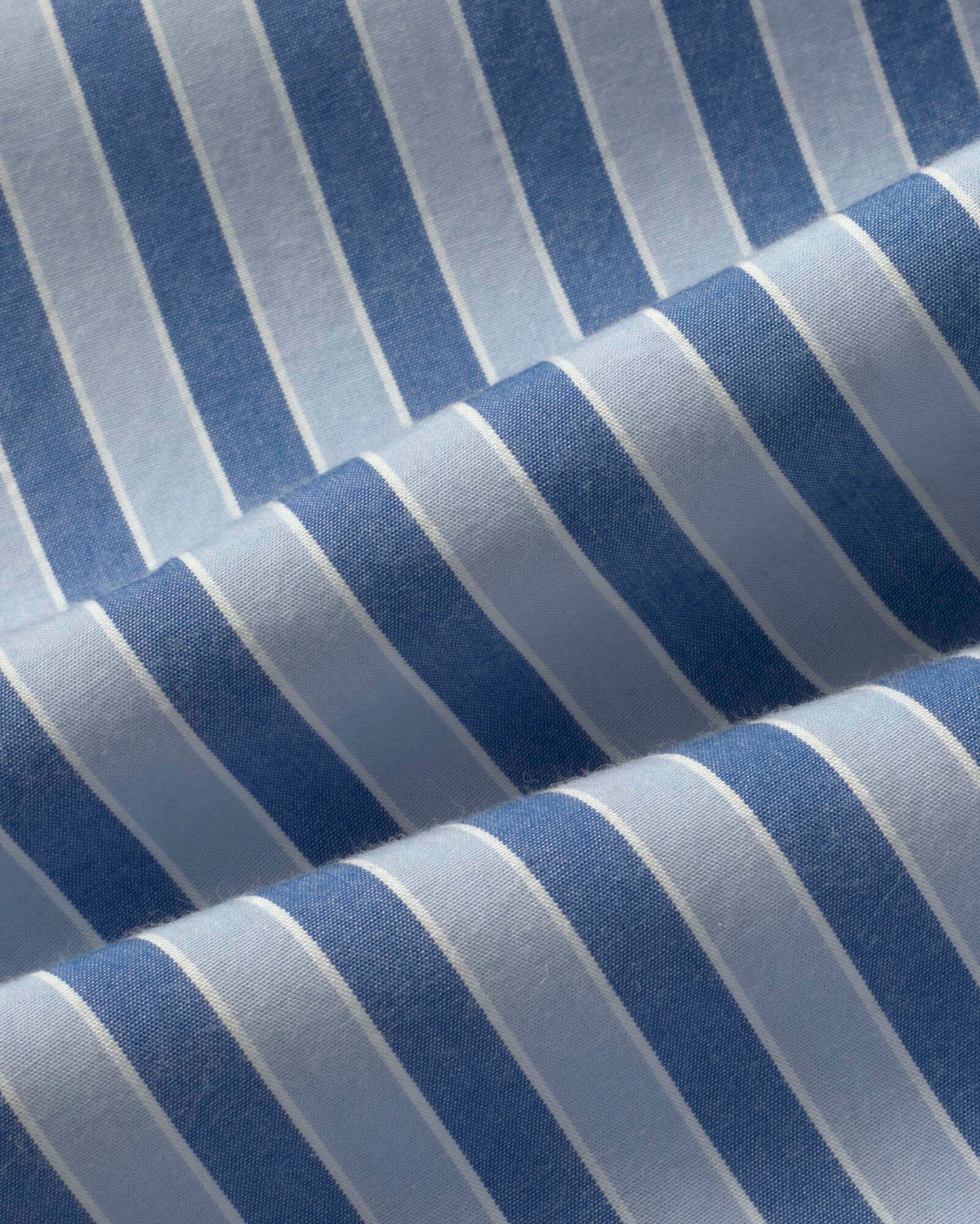 Pantalón relaxed rayas azul Brigitte sostenible silueta - 2