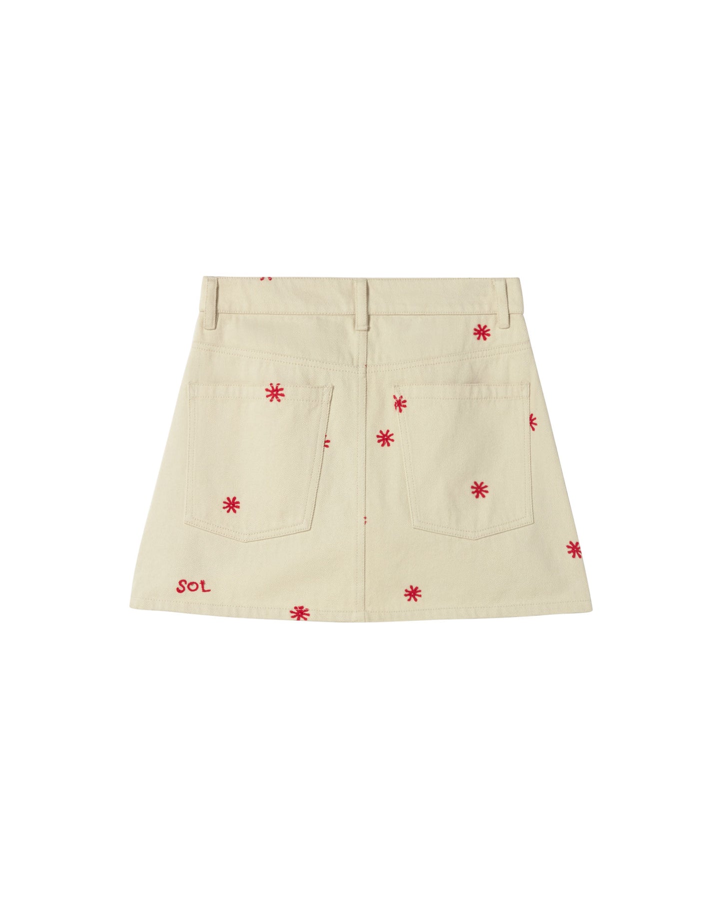 Falda cruda Kimmy sostenible - silueta 2