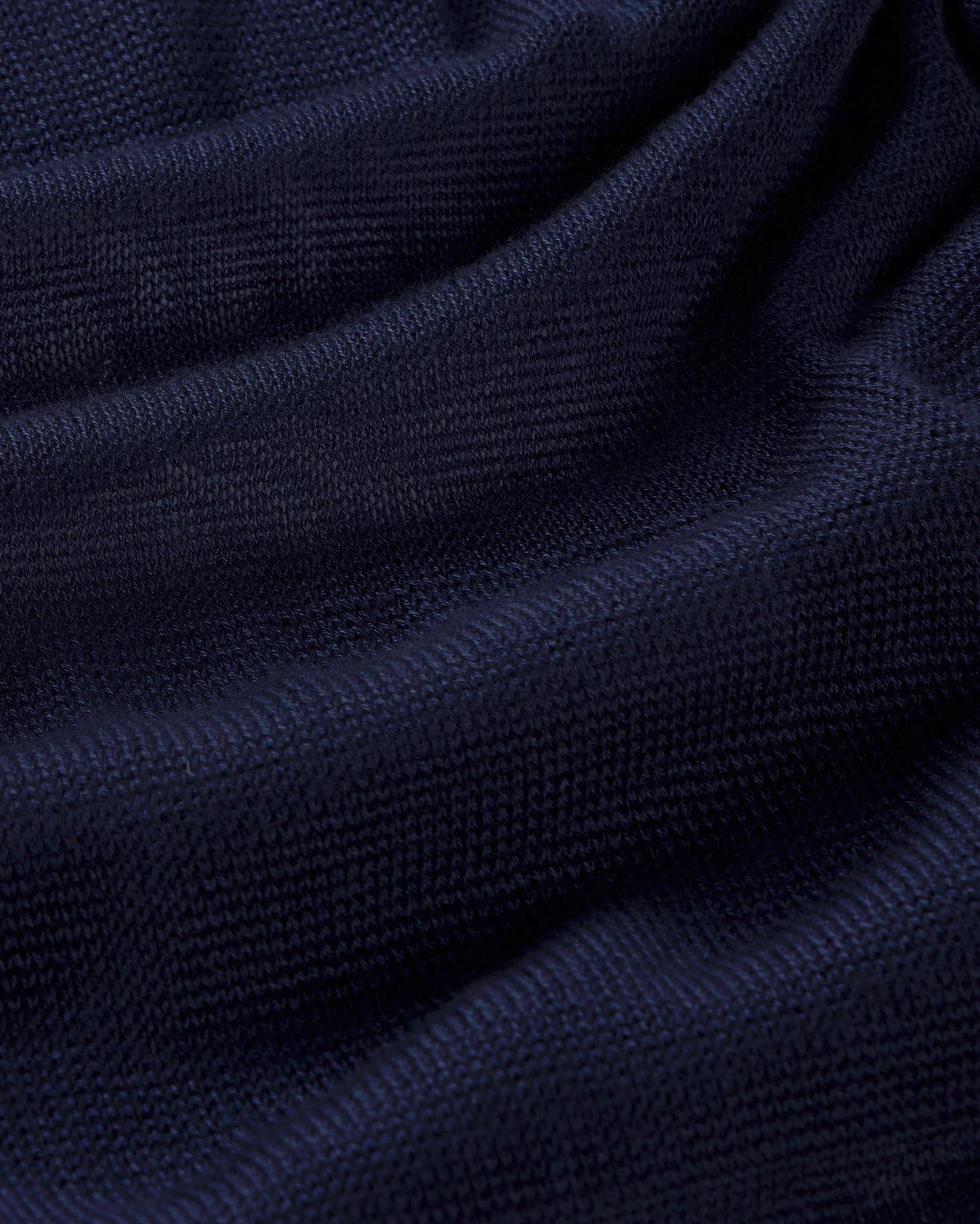 Falda larga rayas semitransparente navy Noira sostenible silueta - 2