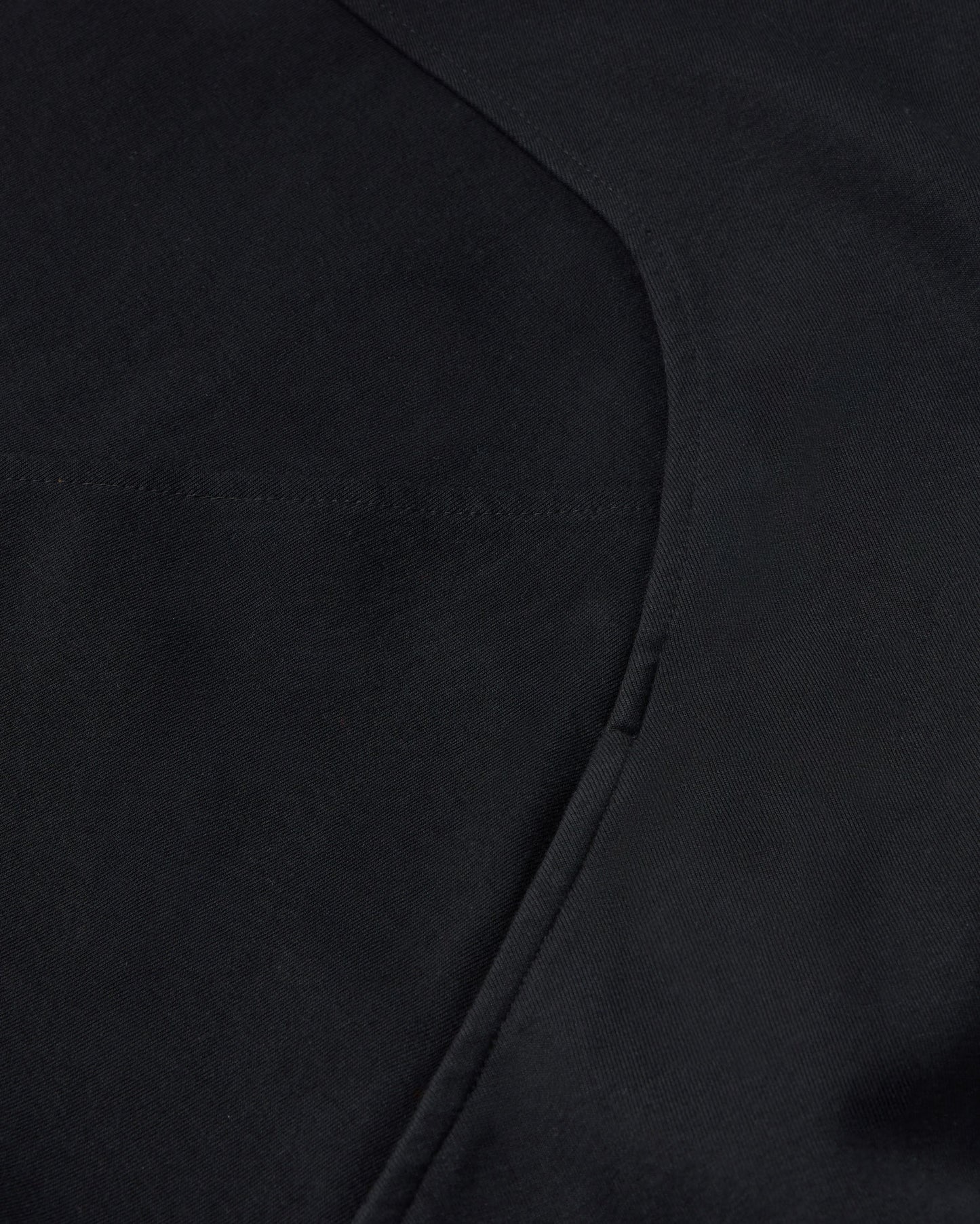 Sudadera negra Yoon sostenible - silueta 2