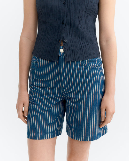 Shorts rayas tinte natural railway Luisa sostenible - 3