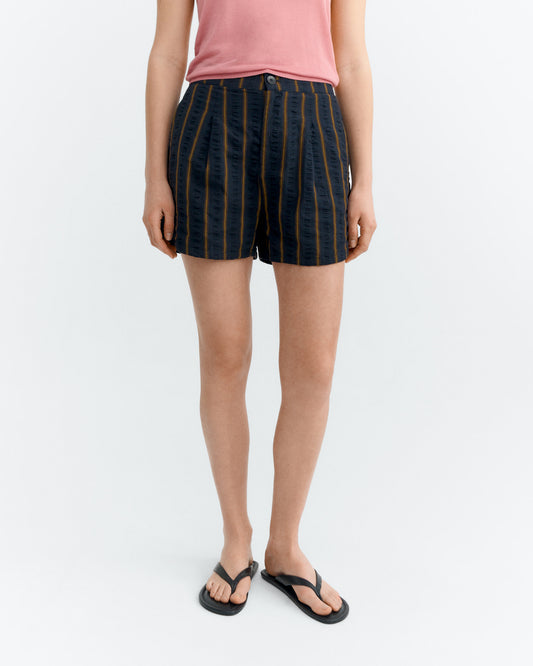 Shorts seersucker rayas Nar sostenible - 2