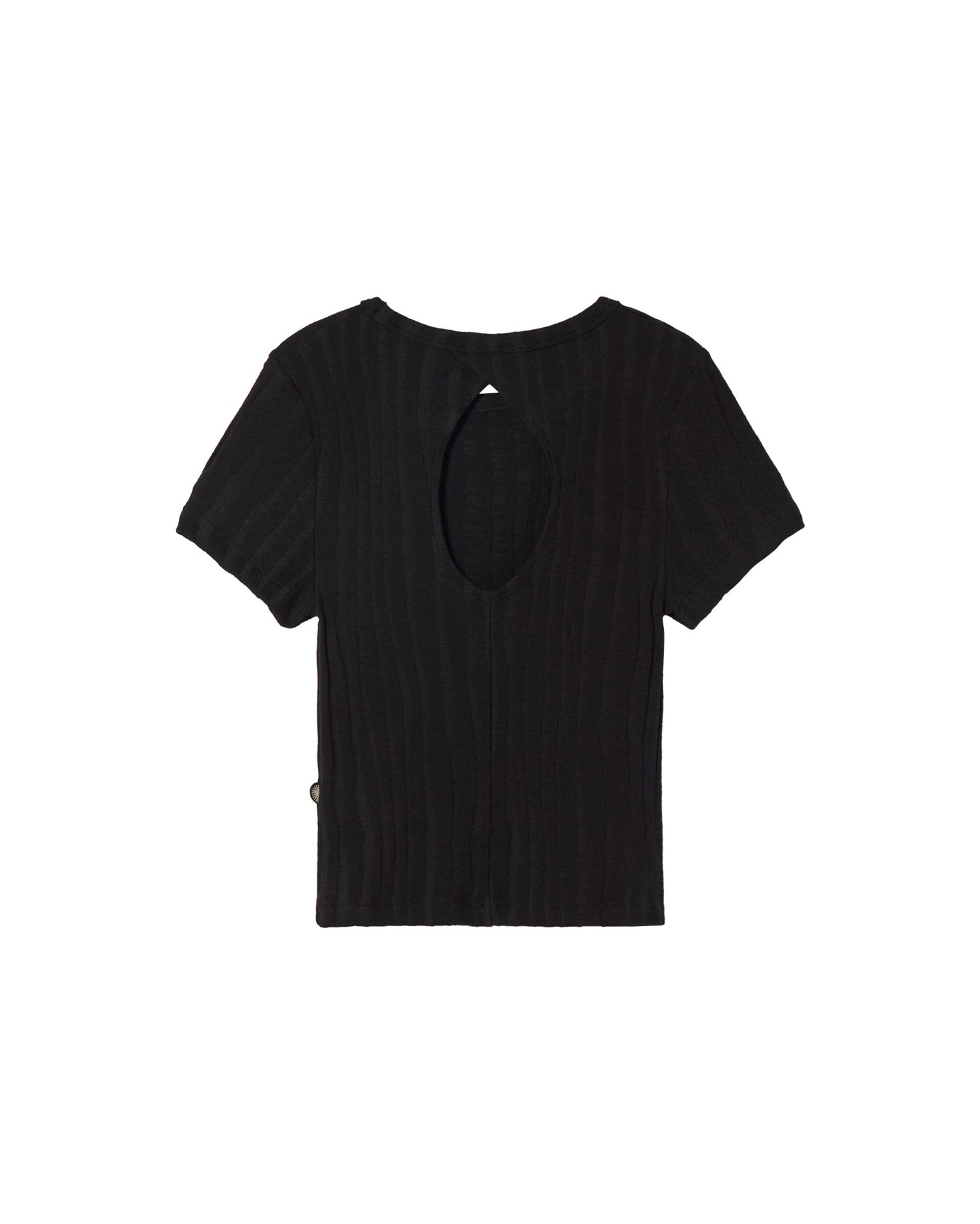 Top negro Rue sostenible - silueta 2