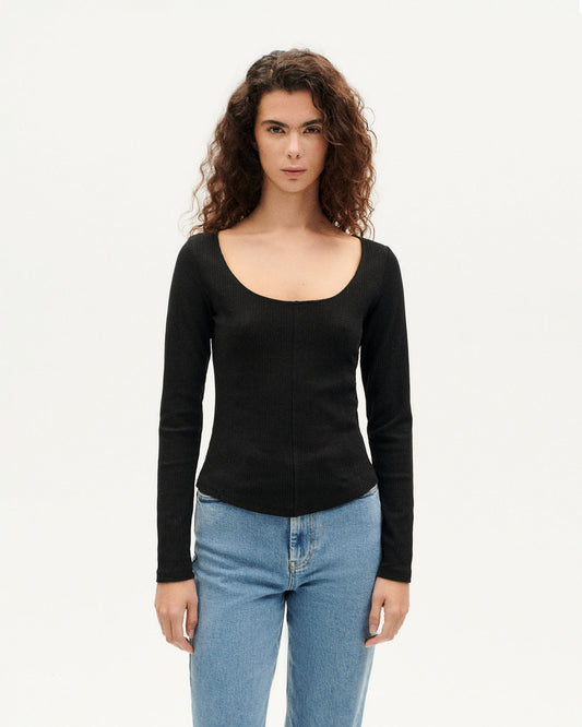 Top noir hemp Nadia