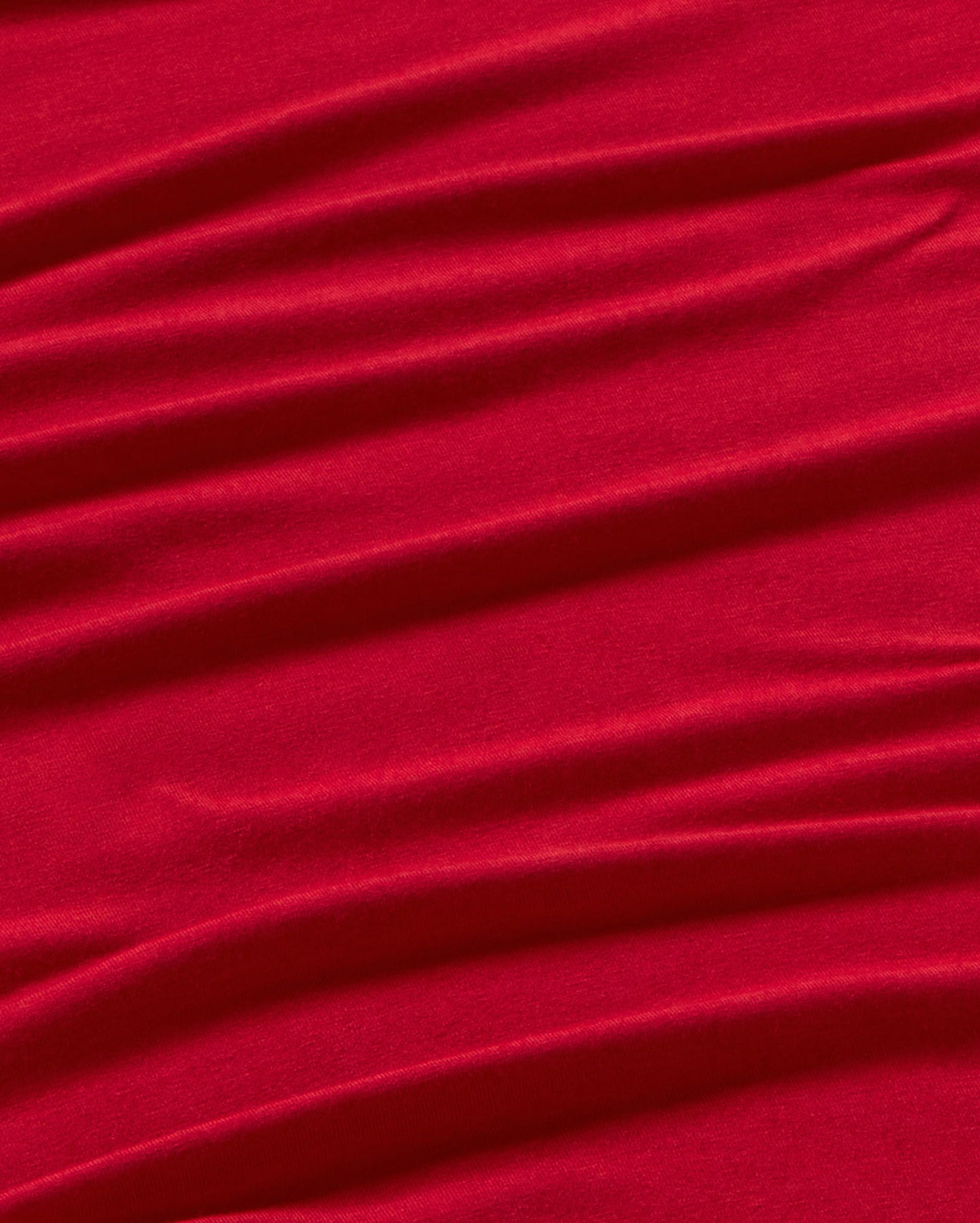 Top cuello alto rojo cashmere Noe sostenible silueta - 2