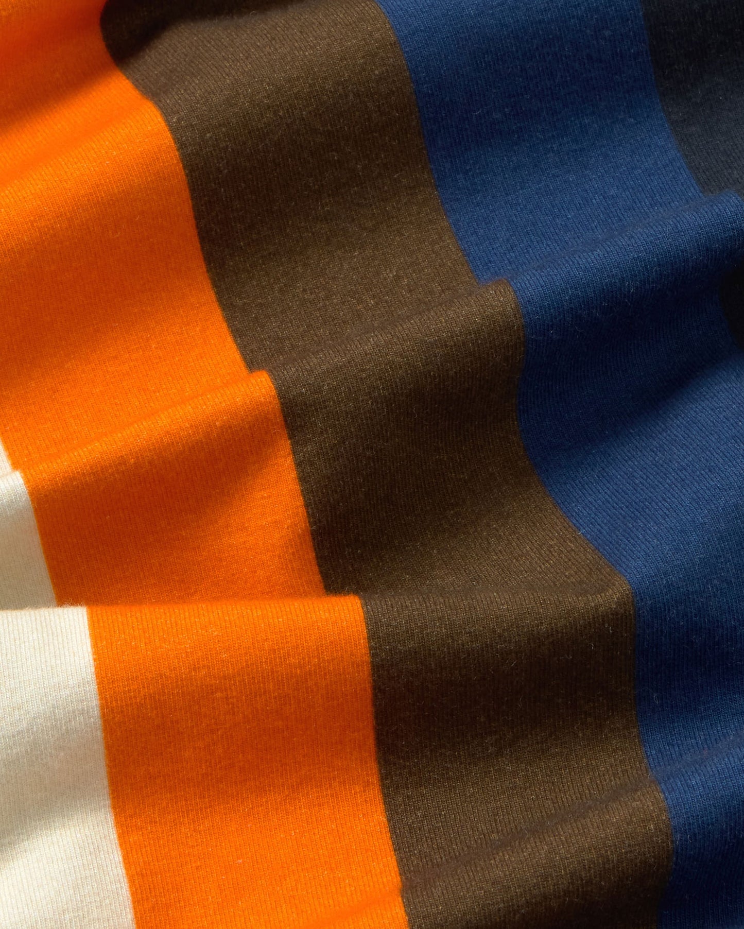 Top rayas naranja burnley Ellen sostenible silueta - 2