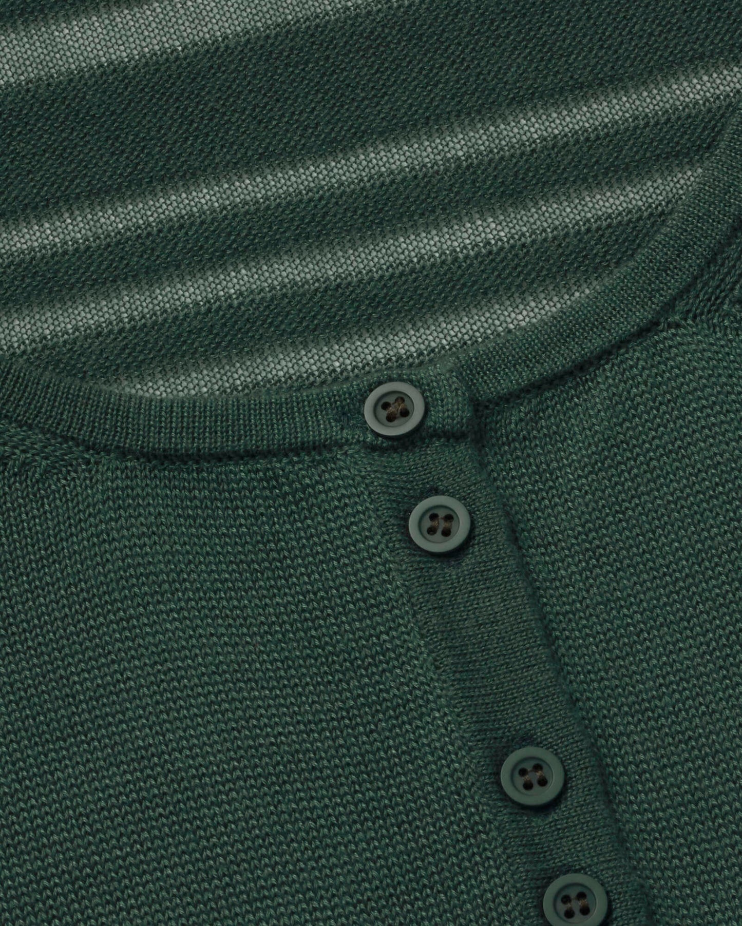 Top rayas semitransparente verde Ash sostenible silueta - 2