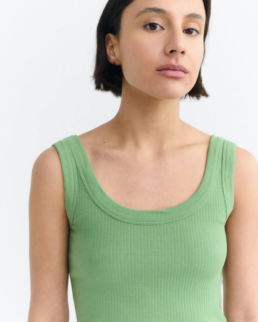 Top rib verde Julia sostenible - 3