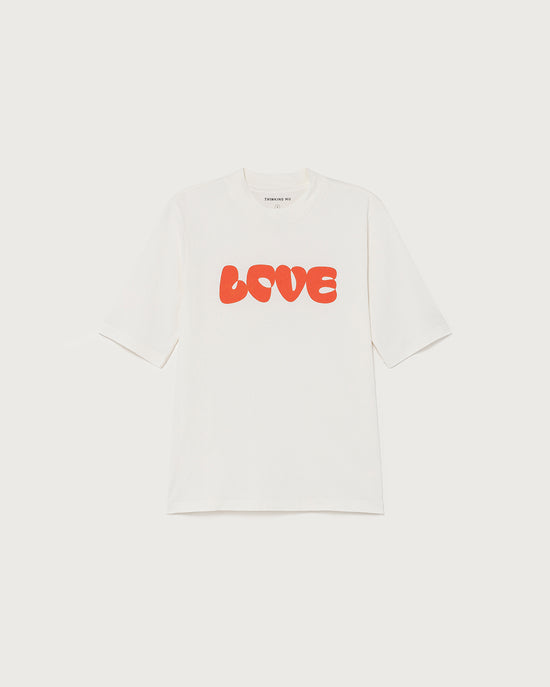 Camiseta love sustainable clothing outlet-silueta