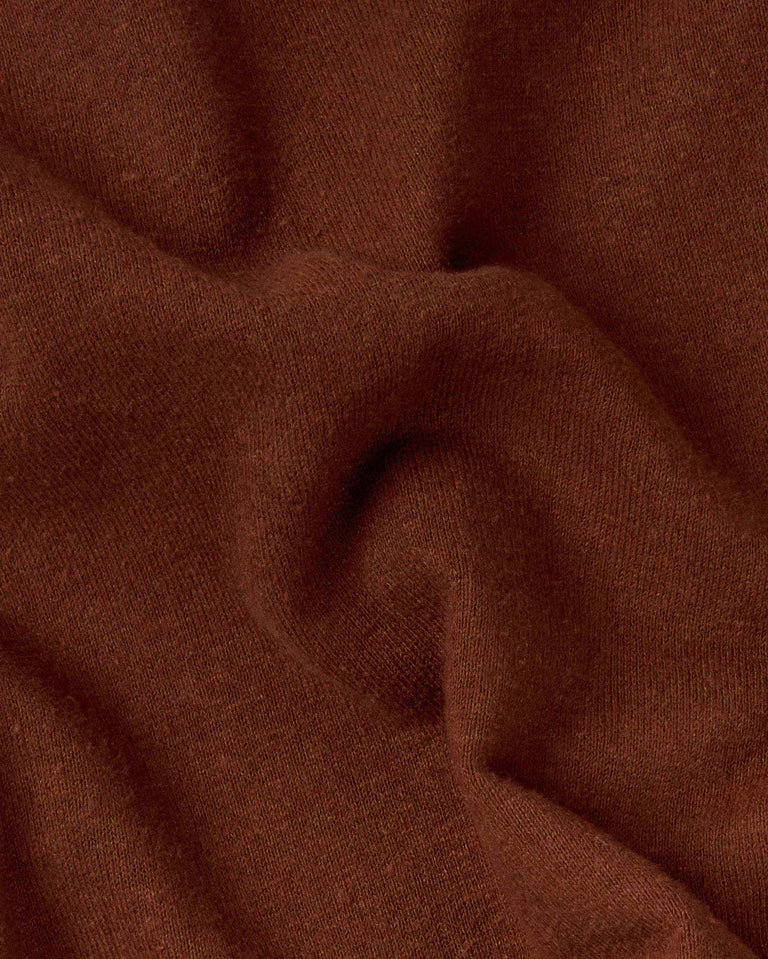 Camiseta gruesa marrón hemp Aidin sostenible-6