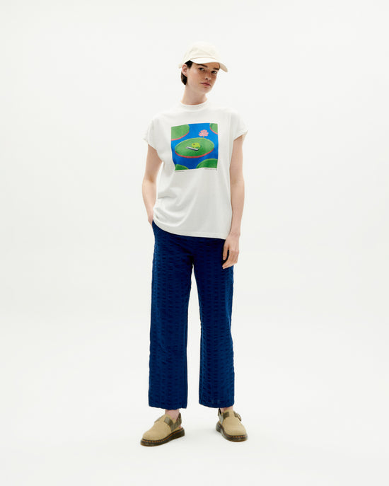 Camiseta blanca frog Volta sostenible -2