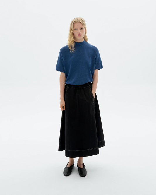 Camiseta azul hemp Aidin sostenible - 2