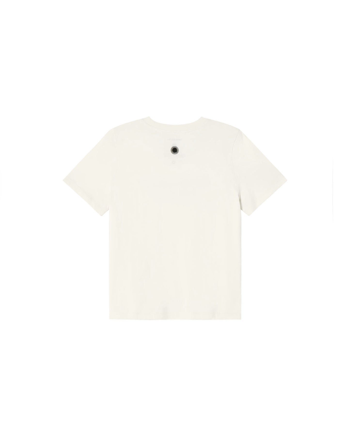Camiseta blanca classic sol Ida sostenible - silueta 2