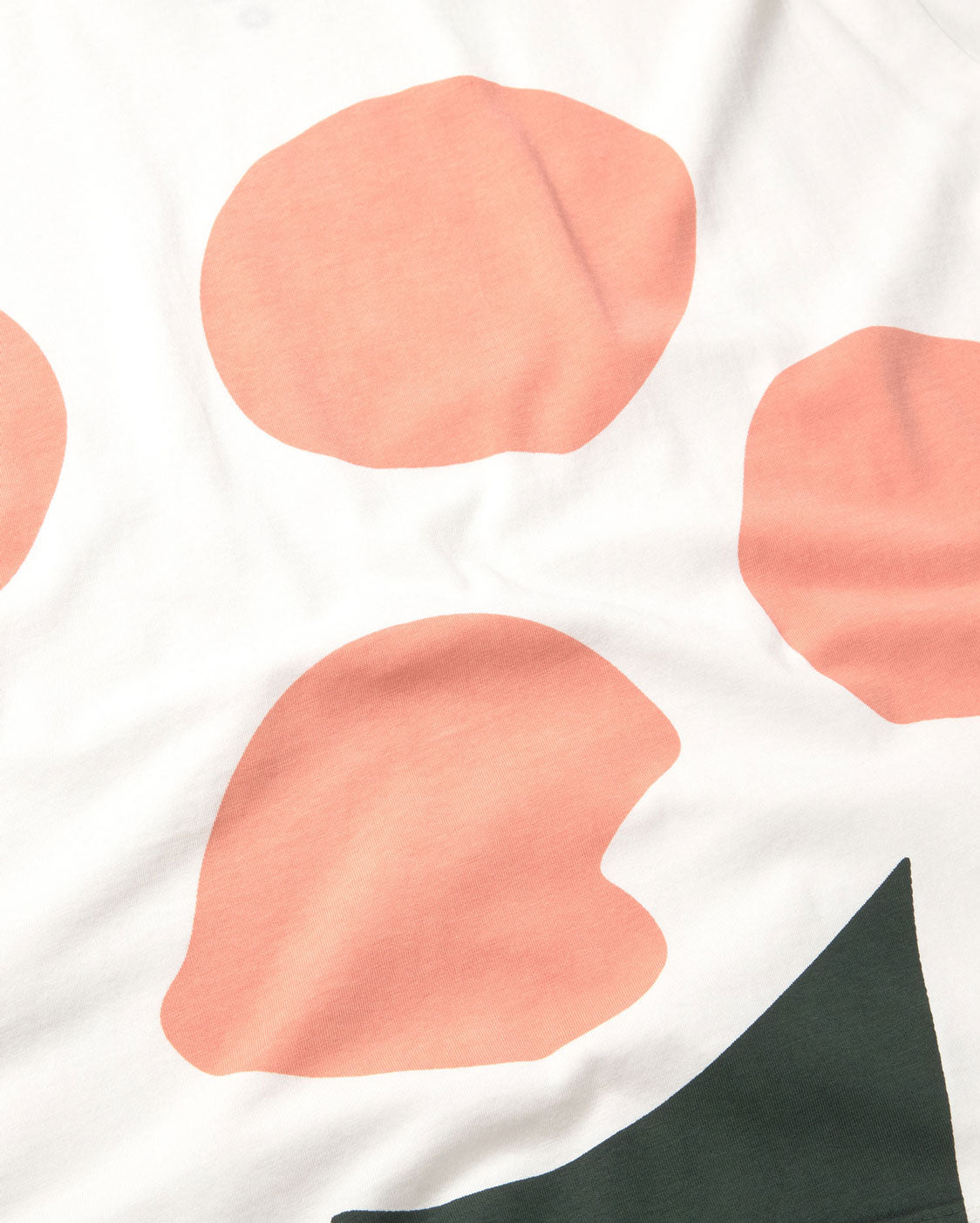 Camiseta manga larga blanca flower Emily sostenible silueta - 2