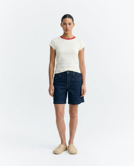 Selma slim raw t-shirt