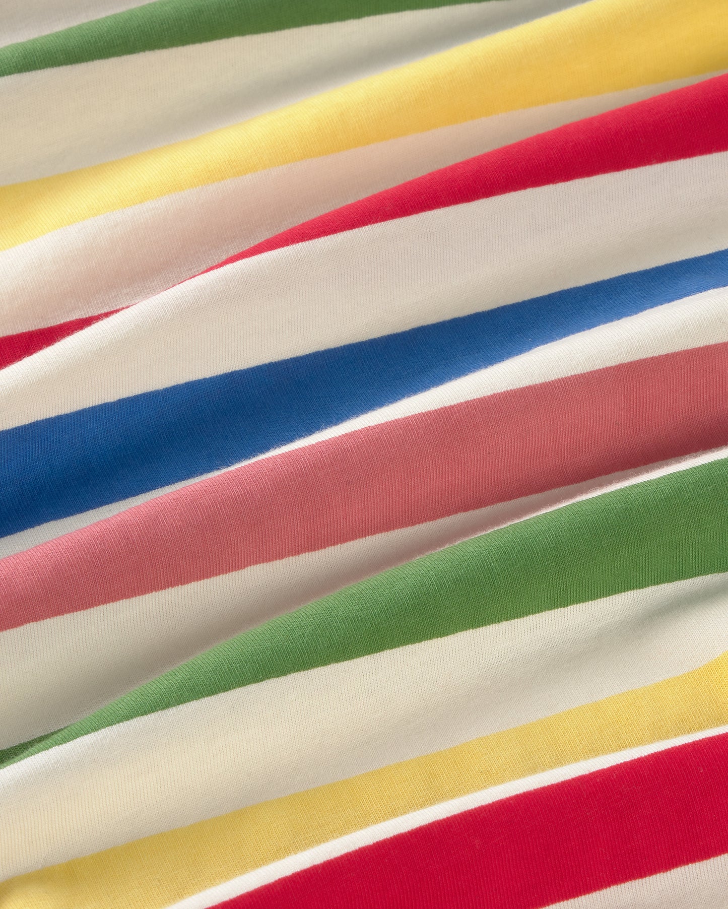 Camiseta manga larga rayas multicolor Emily sostenible silueta - 2