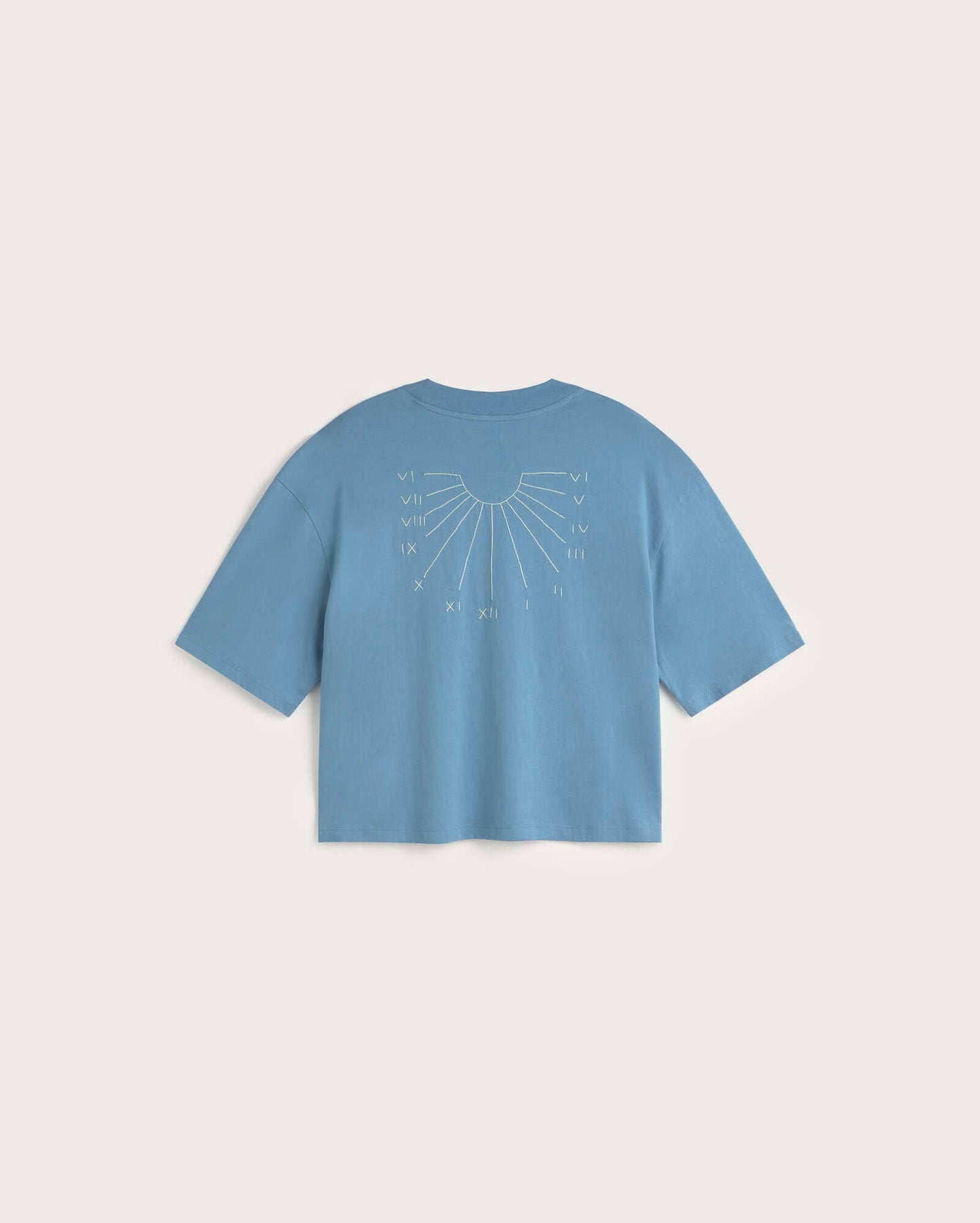 Camiseta oversize bordada a mano Lena sostenible silueta - 3