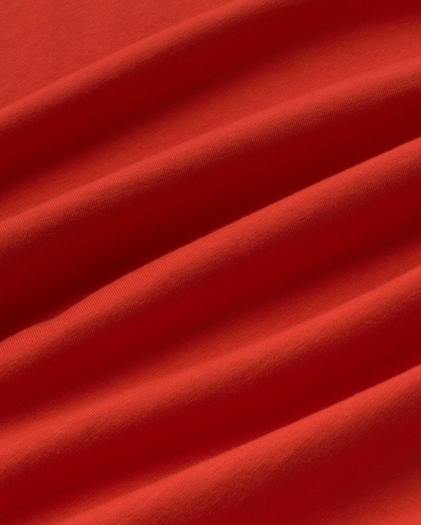 Camiseta básica roja Volta sostenible silueta - 2