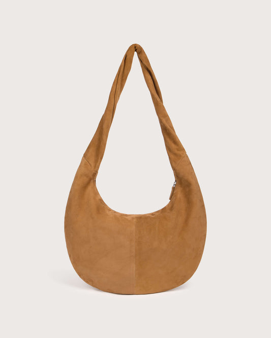 Bolso marrón piel Ova - silueta 2