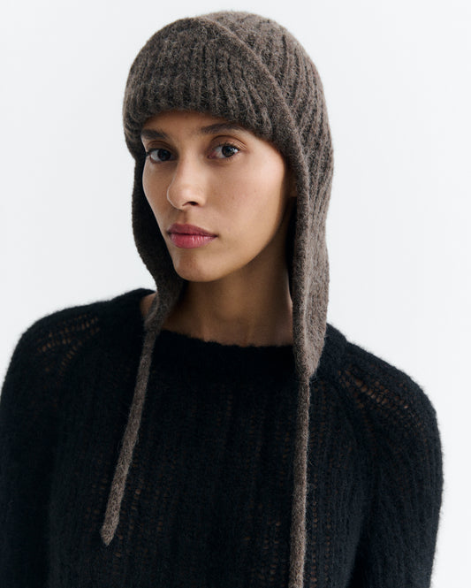 Gorro lana marrón Oleg sostenible - 2