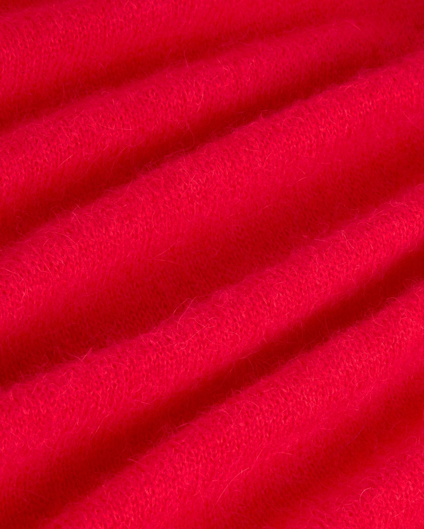 Bufanda roja lana alpaca Lauren sostenible - silueta 2