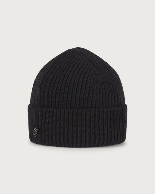 Beanie amor negro sostenible - silueta 1