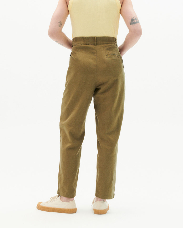 Pantalon verde Rina hemp-4