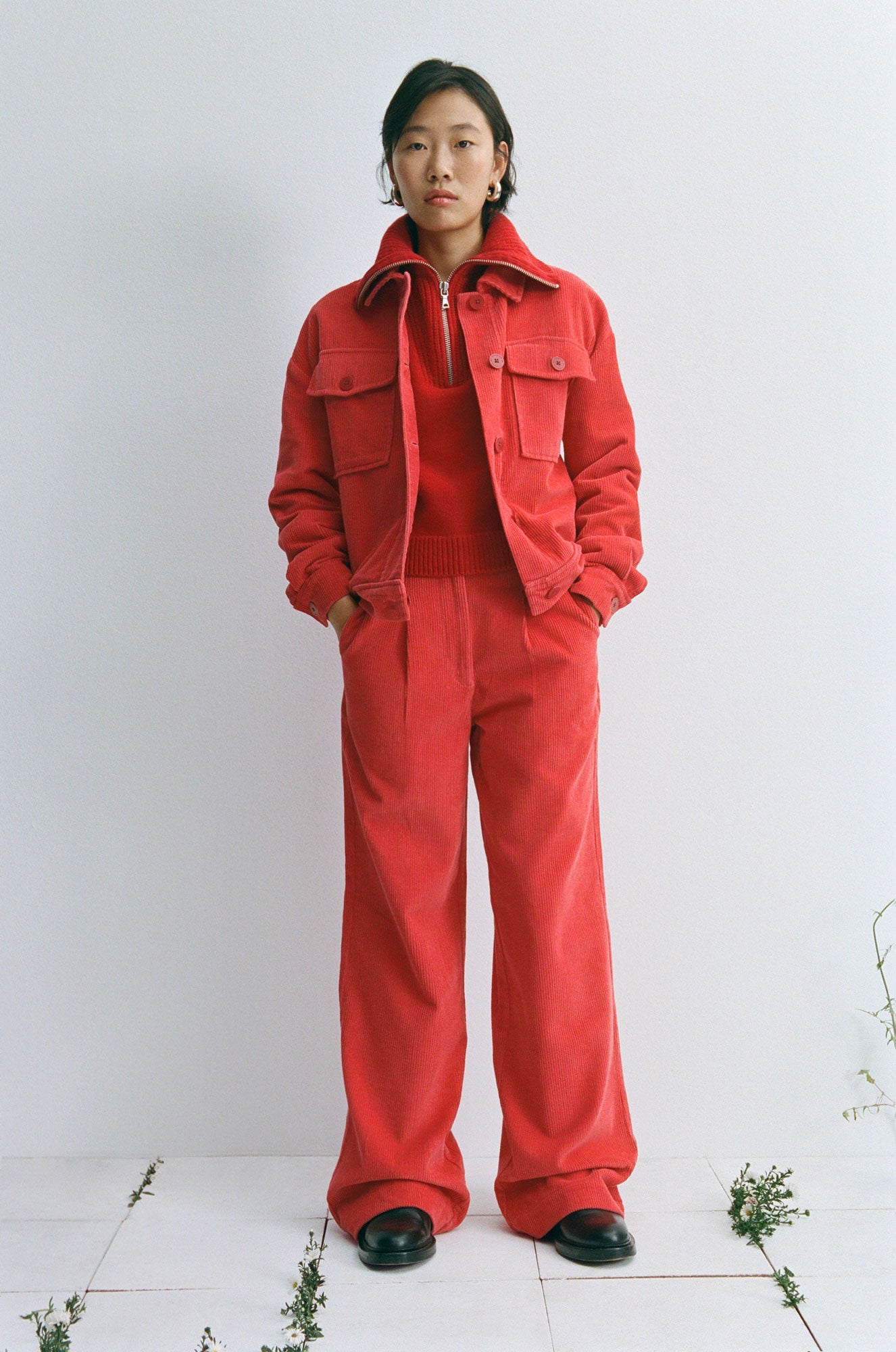 Rote Kordhose Manolita