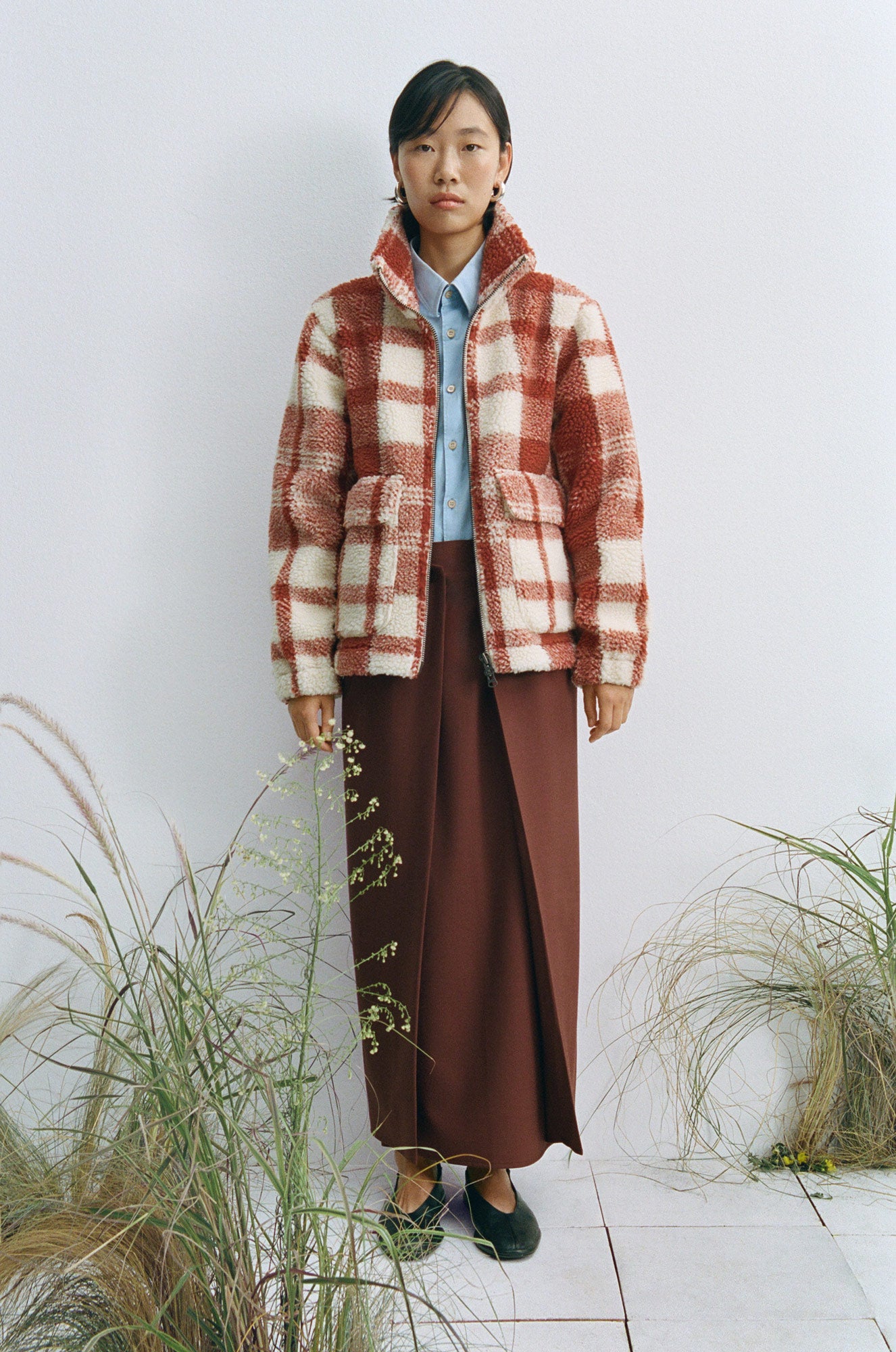 Rotkarierte Jacke picnic Sophie