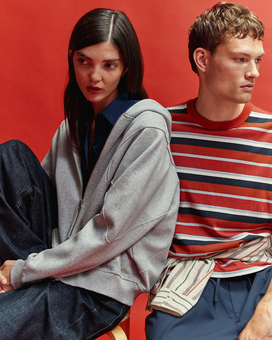 Hoodie oversize gris Yoon