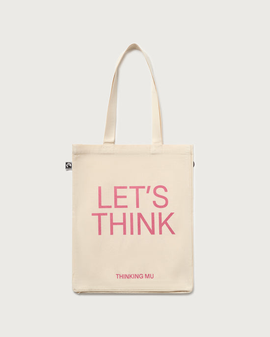 Pink tote bag Thinking MU