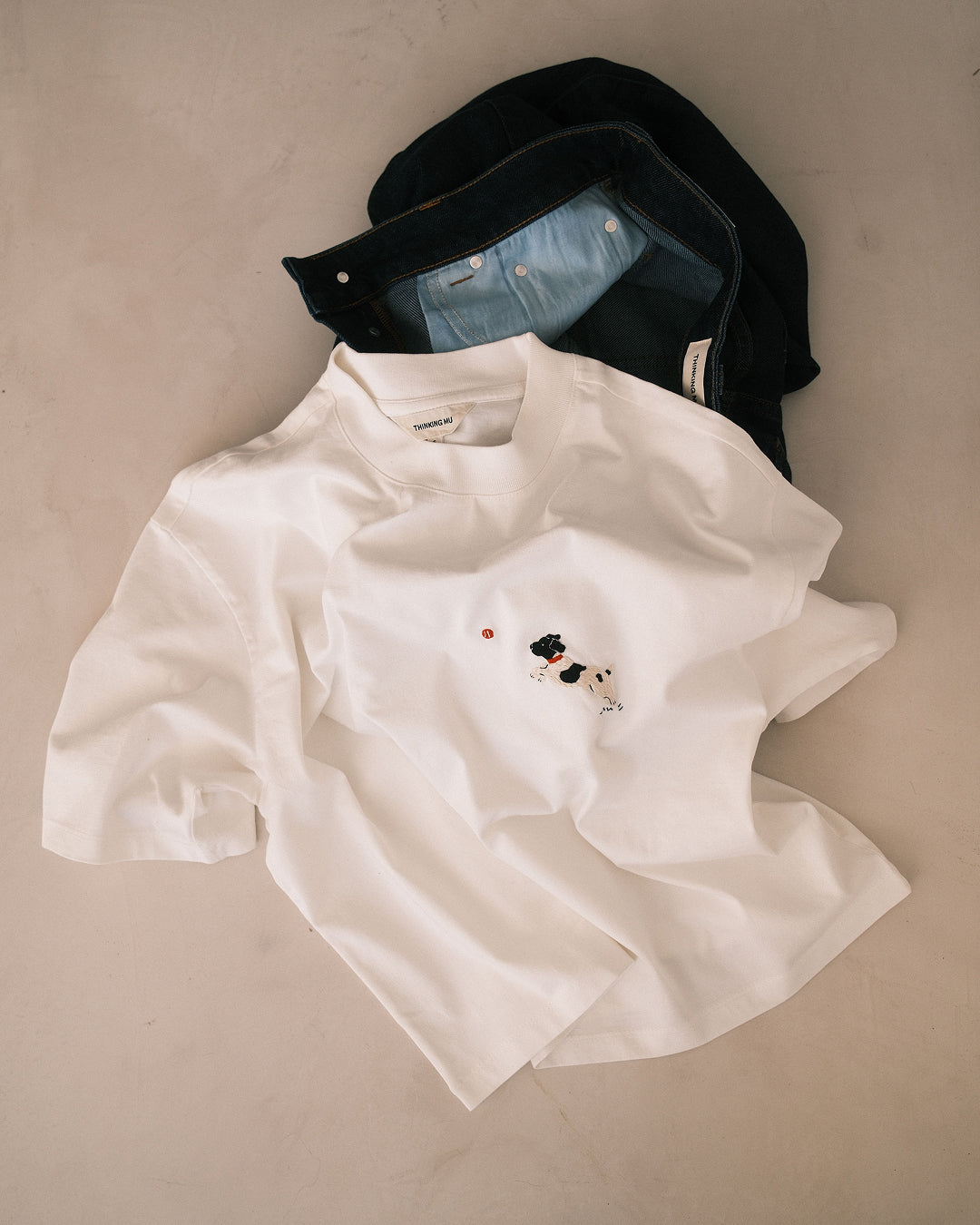 Weißes MU Damen-T-Shirt Lena