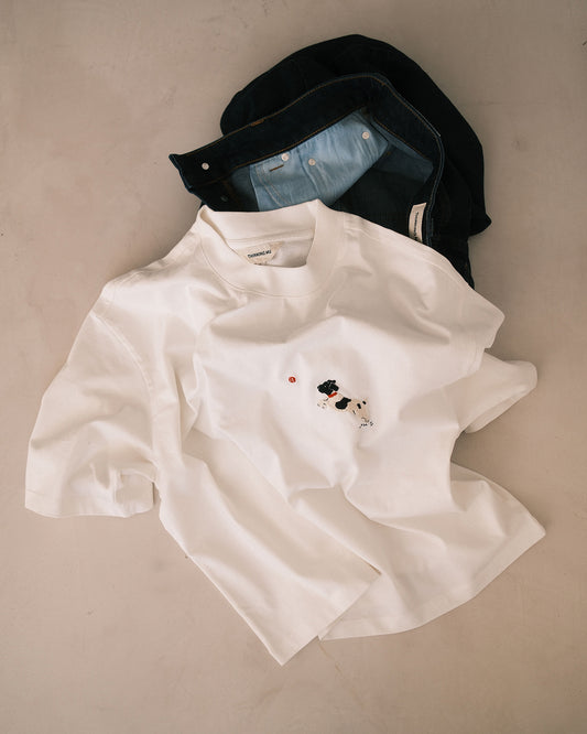 Camiseta MU blanca Mujer Lena
