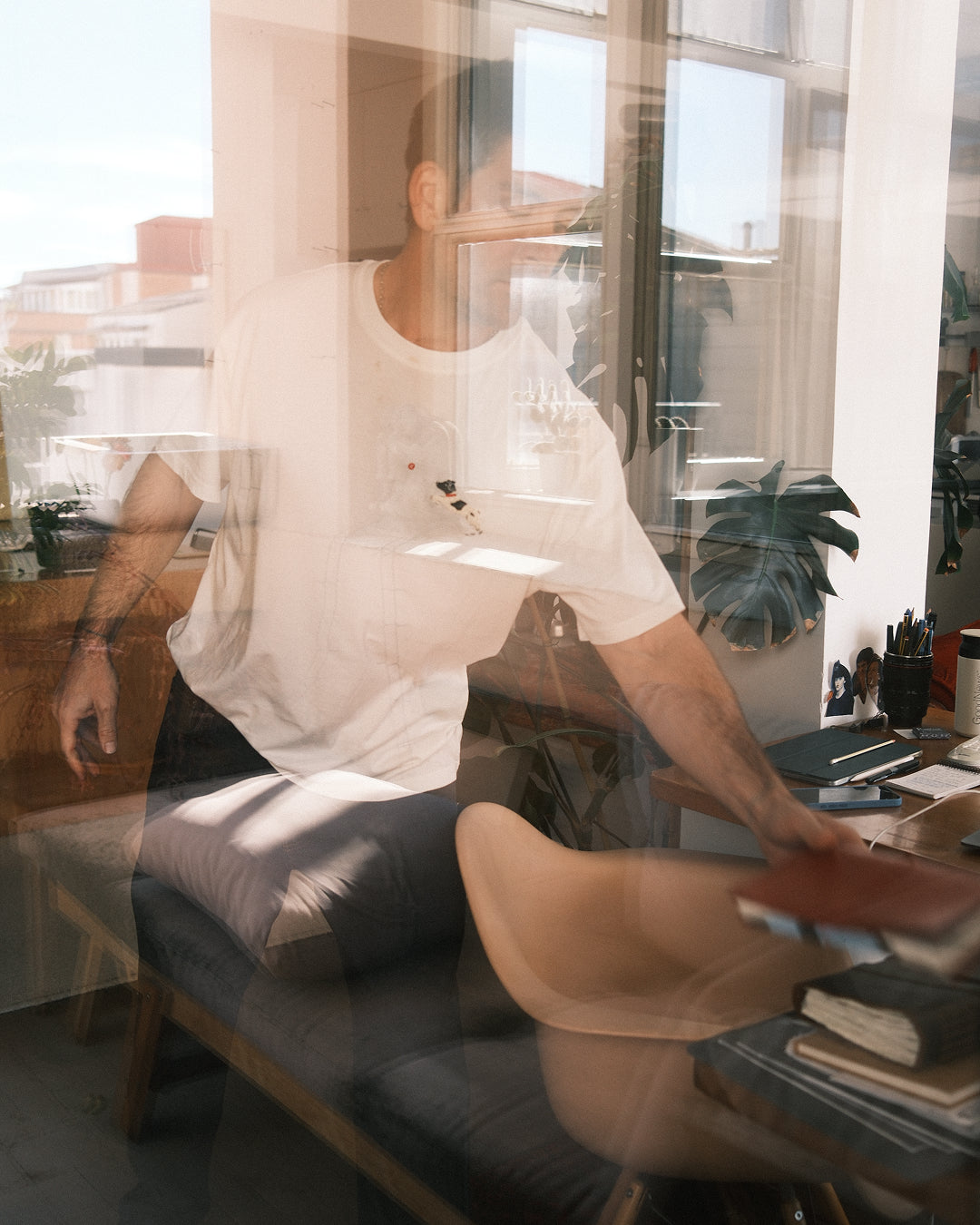 Camiseta MU blanca Hombre Aaron