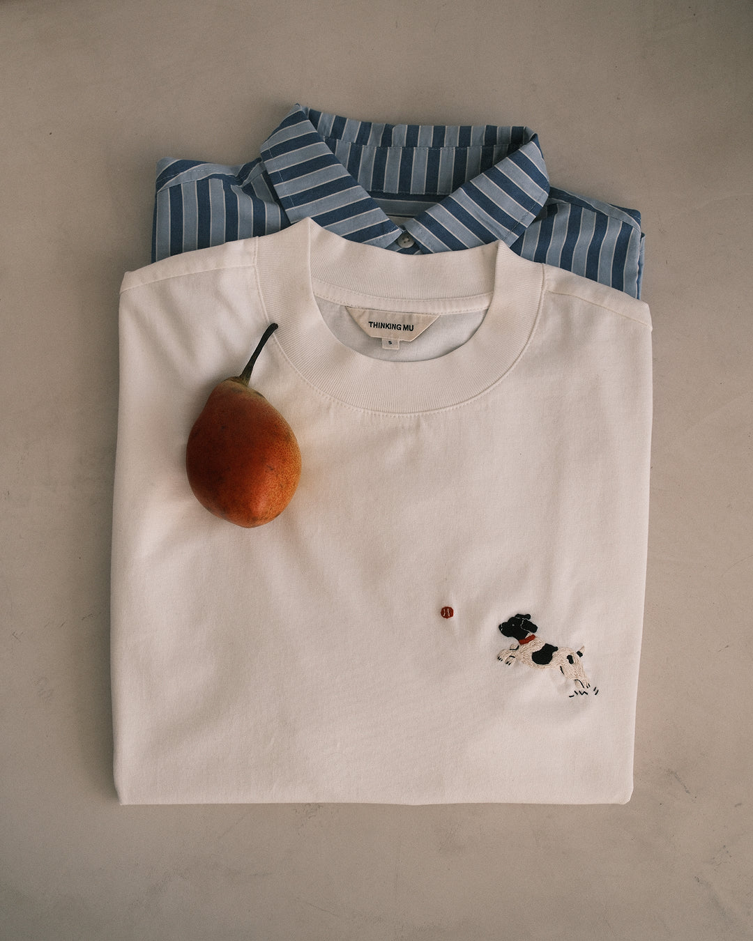Weißes MU Damen-T-Shirt Lena