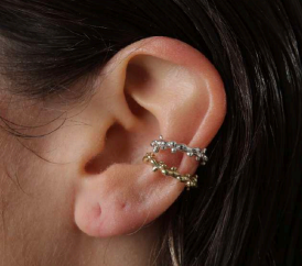 Earcuff plata Donei