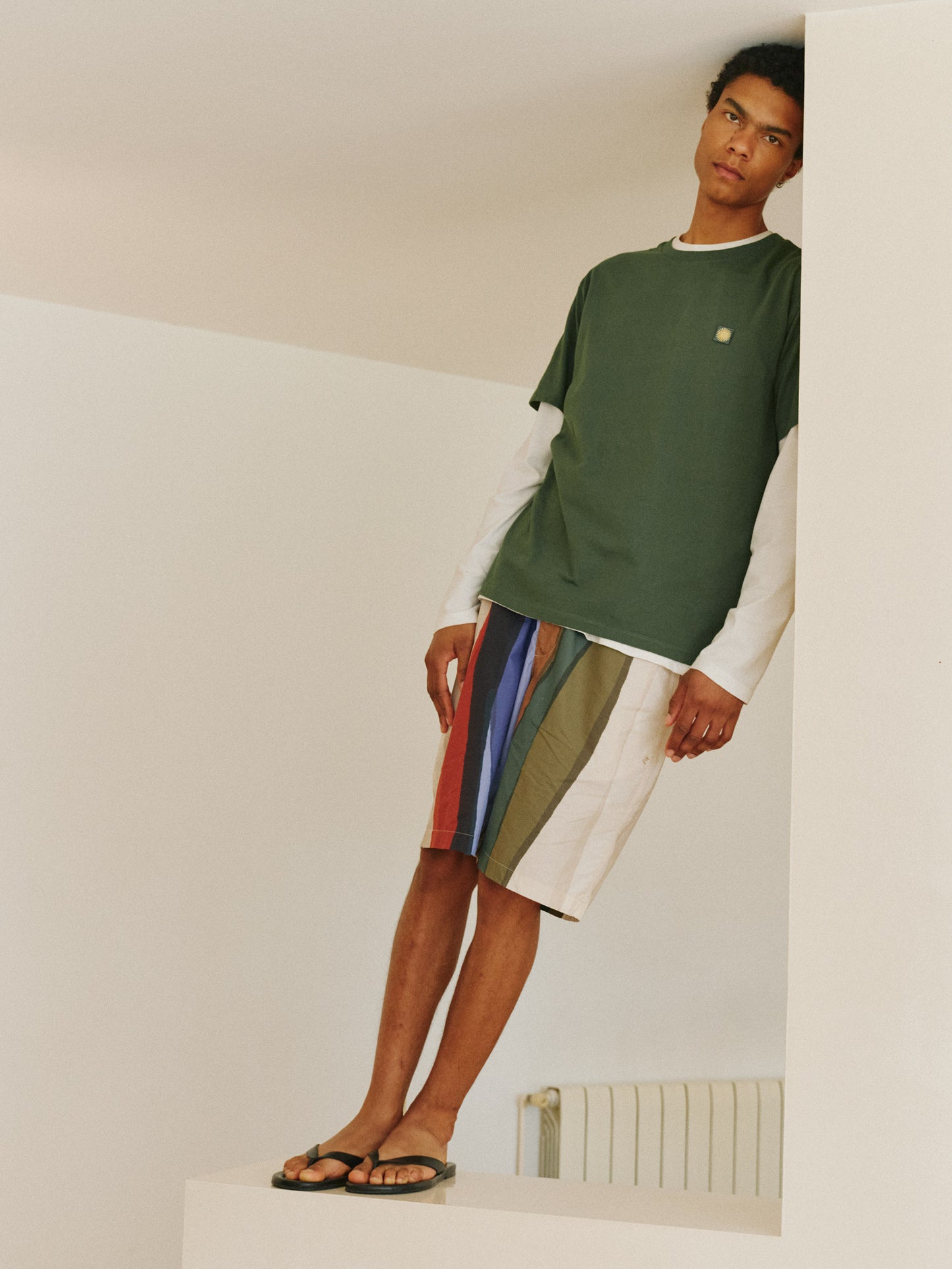 Gestreifte river Shorts Gasper