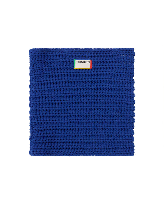 Gorro azul Lemon sotenible-silueta2