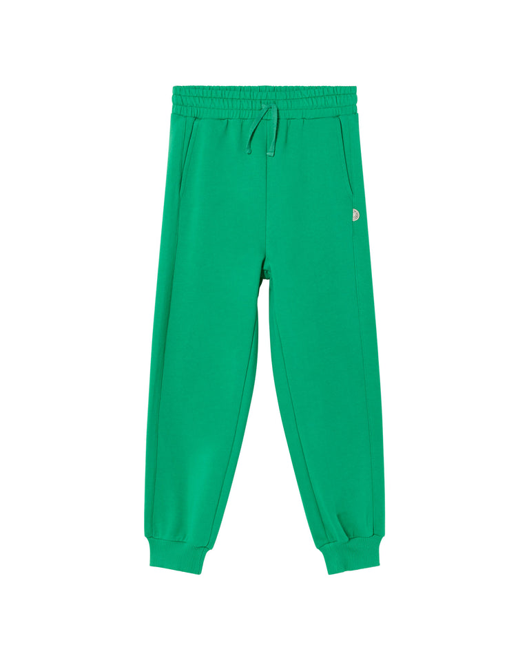 Pantalón verde Peach sotenible-silueta1